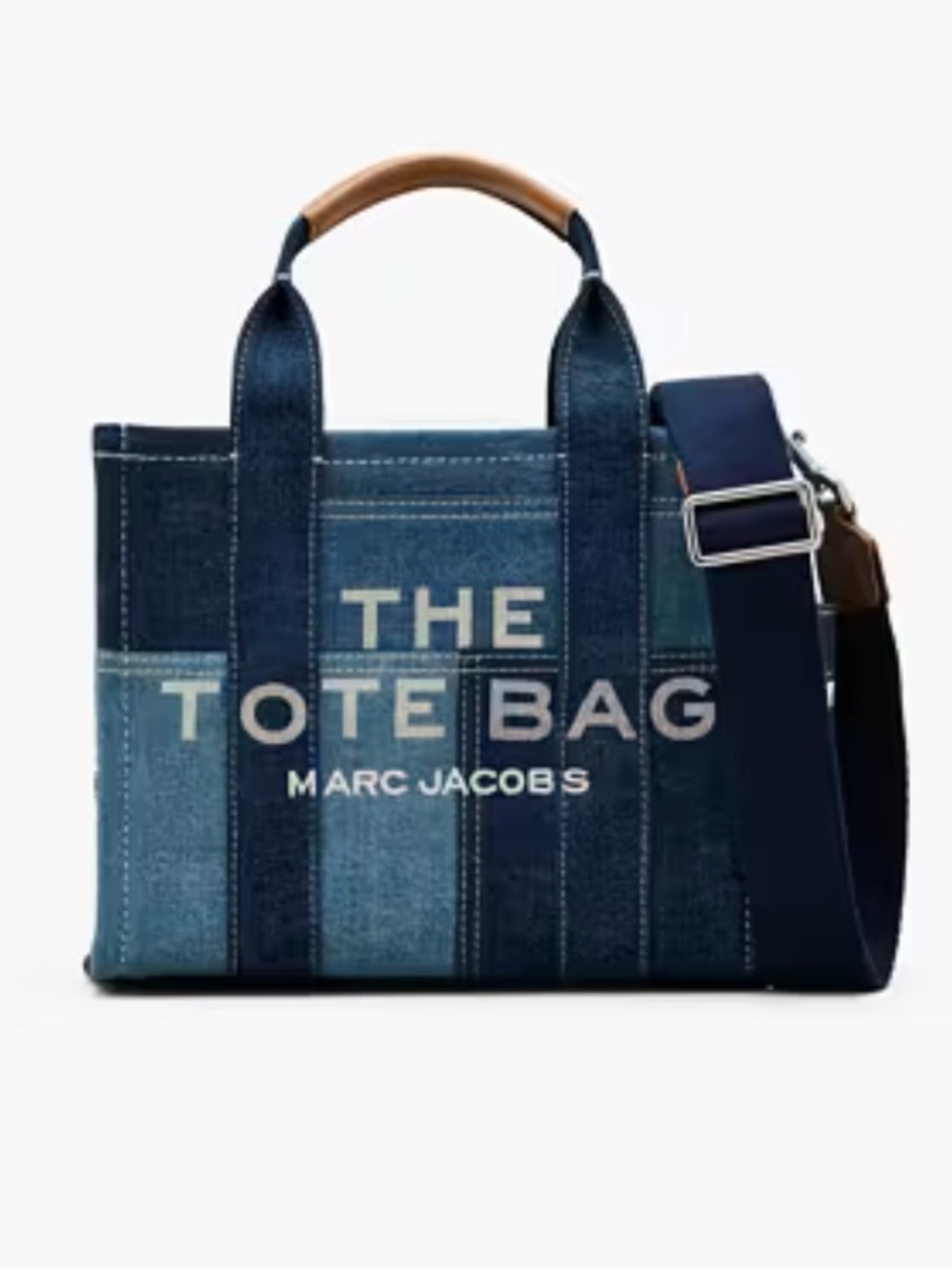 ✨Marc Jacobs (EUC) The Denim Small Tote Bag Patchwork✨